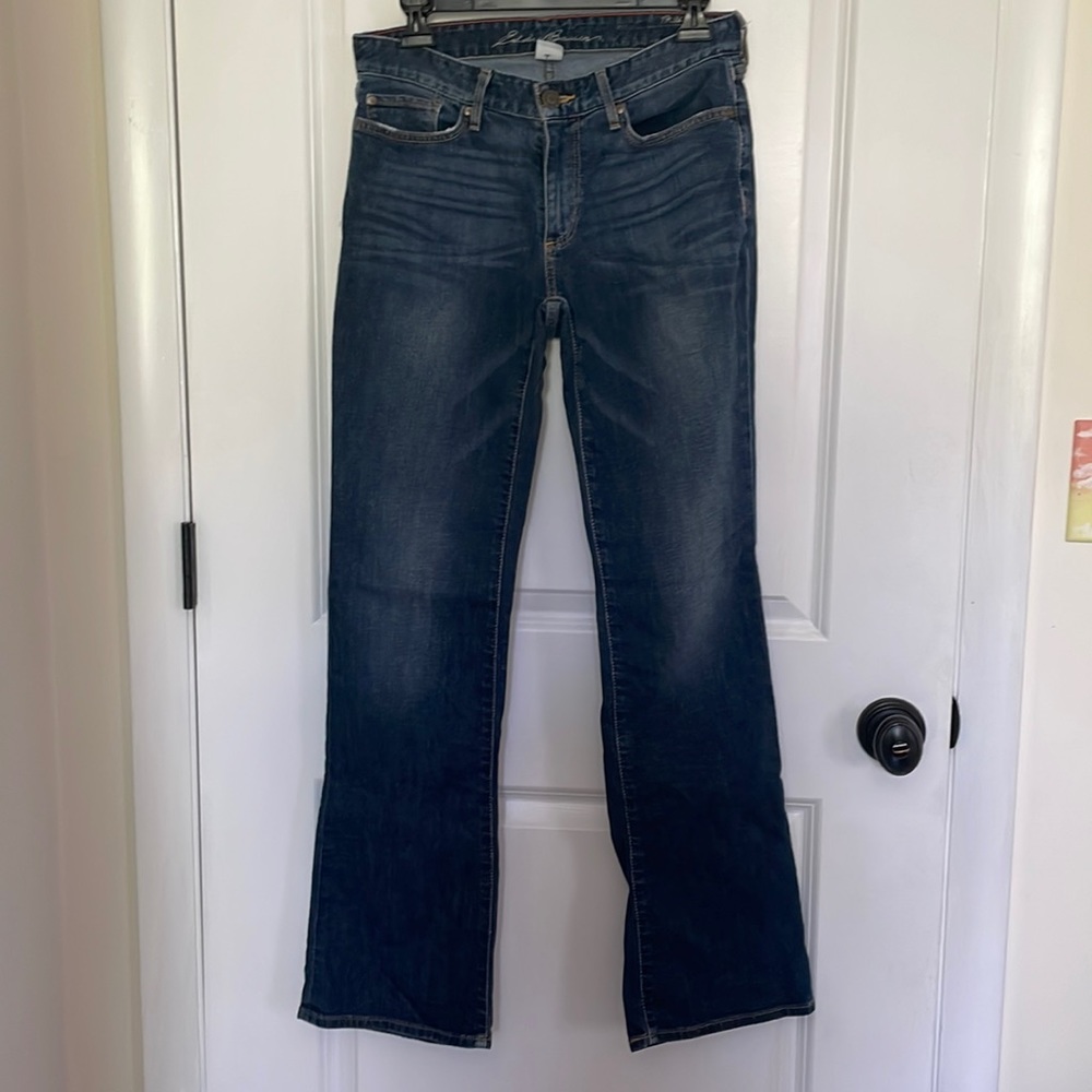 Low rise flare jeans